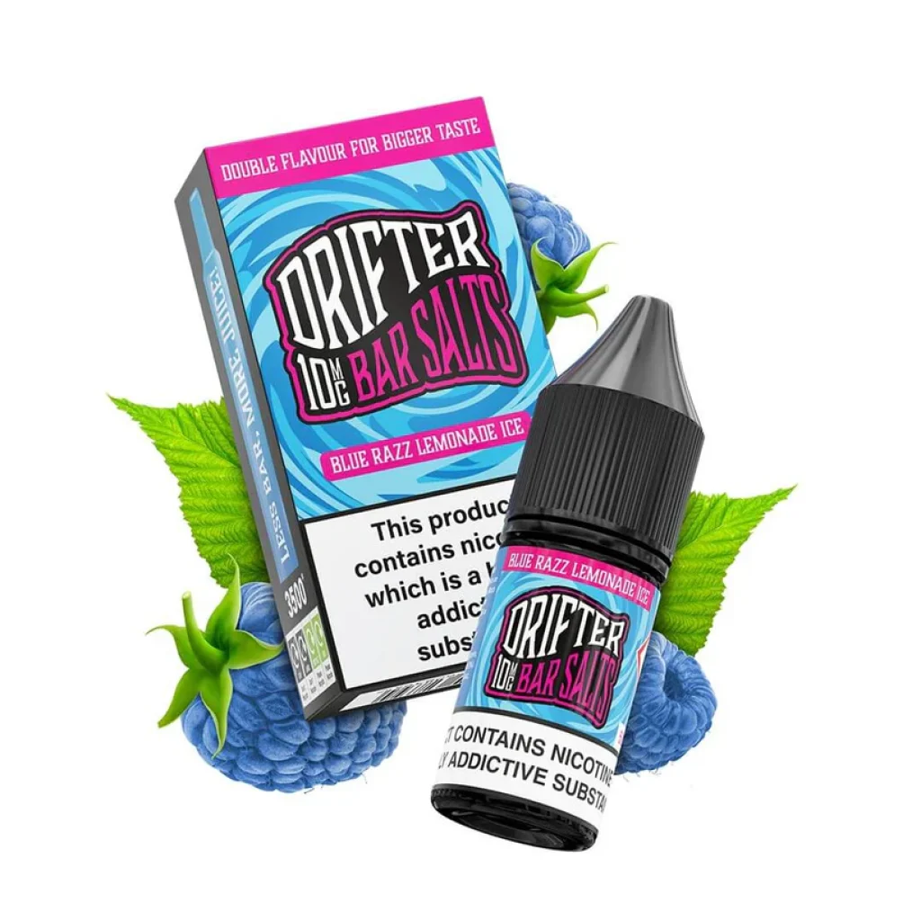 Blue Razz Lemonade Ice 10ml Drifter Bar Salts 97