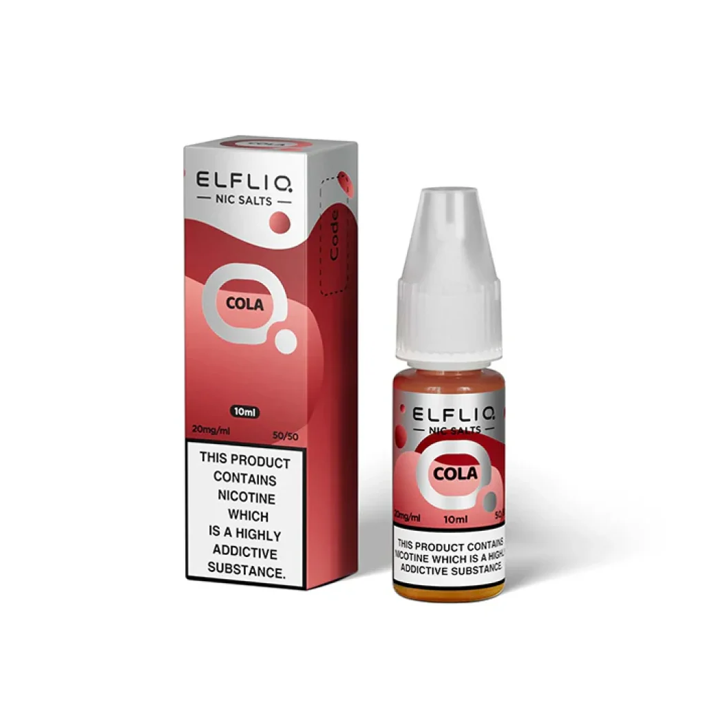 Cola ELFLIQ Nic Salt E-Liquid by Elf Bar 10ml  20mg | VAPE VIBE